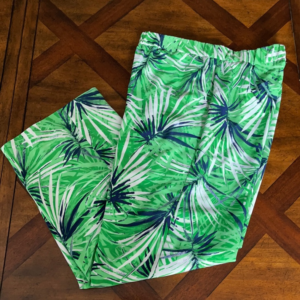 Cremieux tropical pull on pants